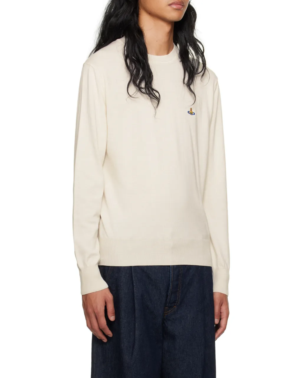 Vivienne Westwood Orb Embroidered Long-Sleeved Cardigan