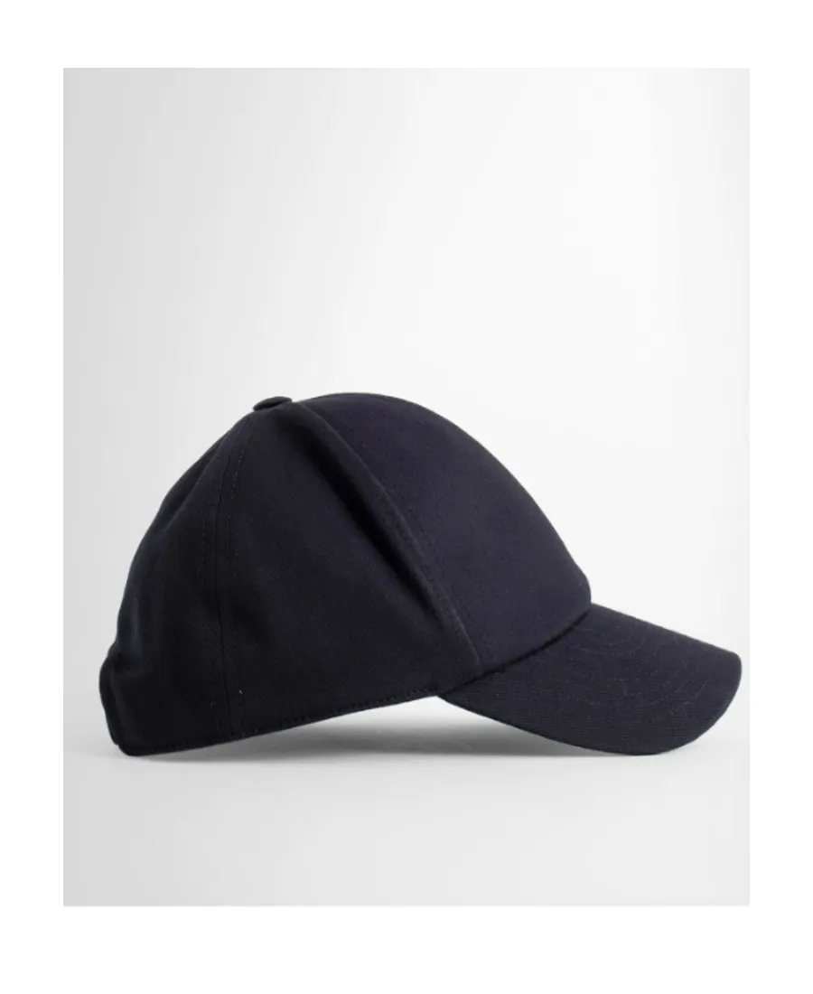 CourrÈGes Narrow Brim Logo Patch Baseball Cap