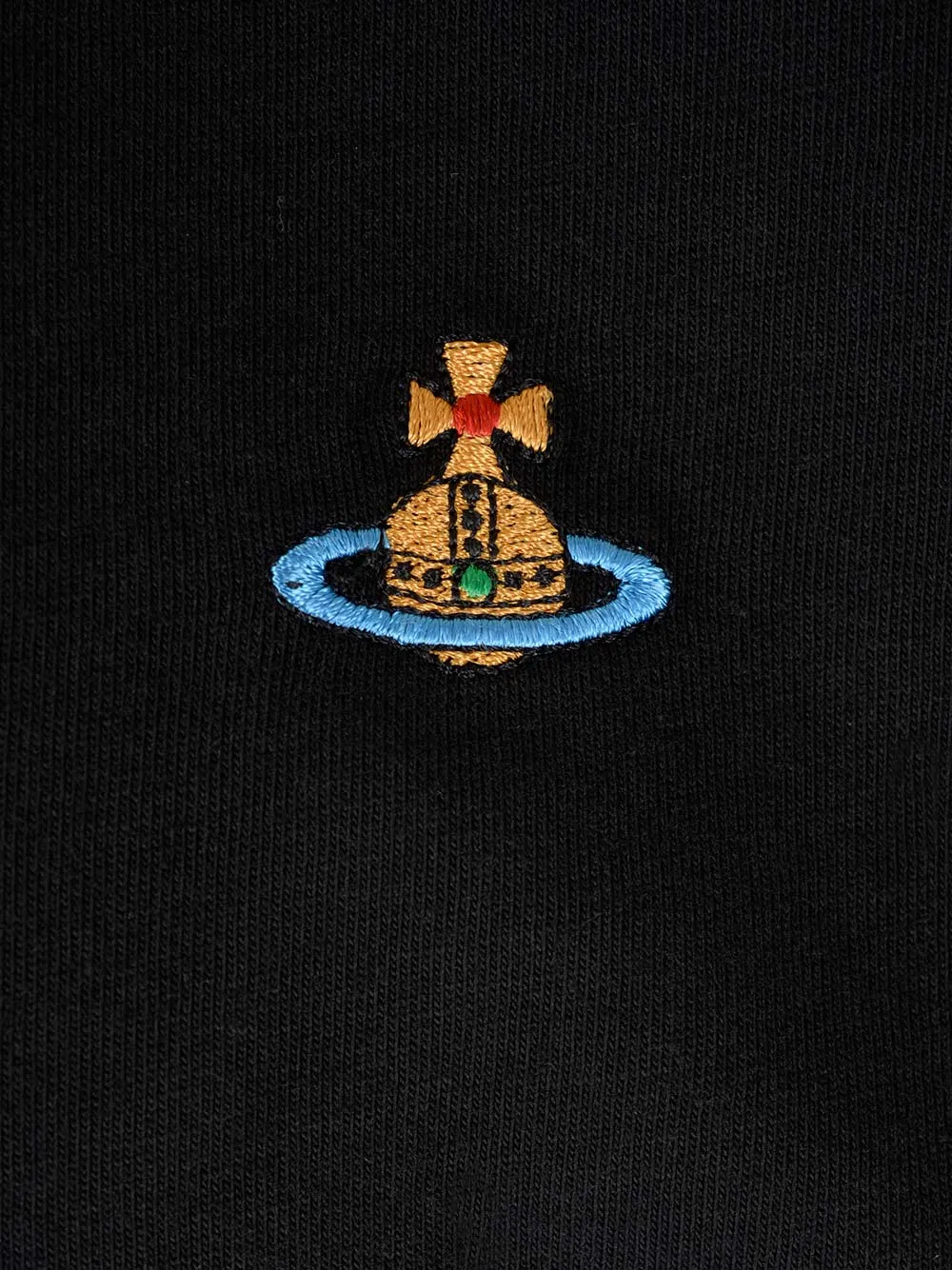 Vivienne Westwood Logo Embroidered Crewneck T-Shirt