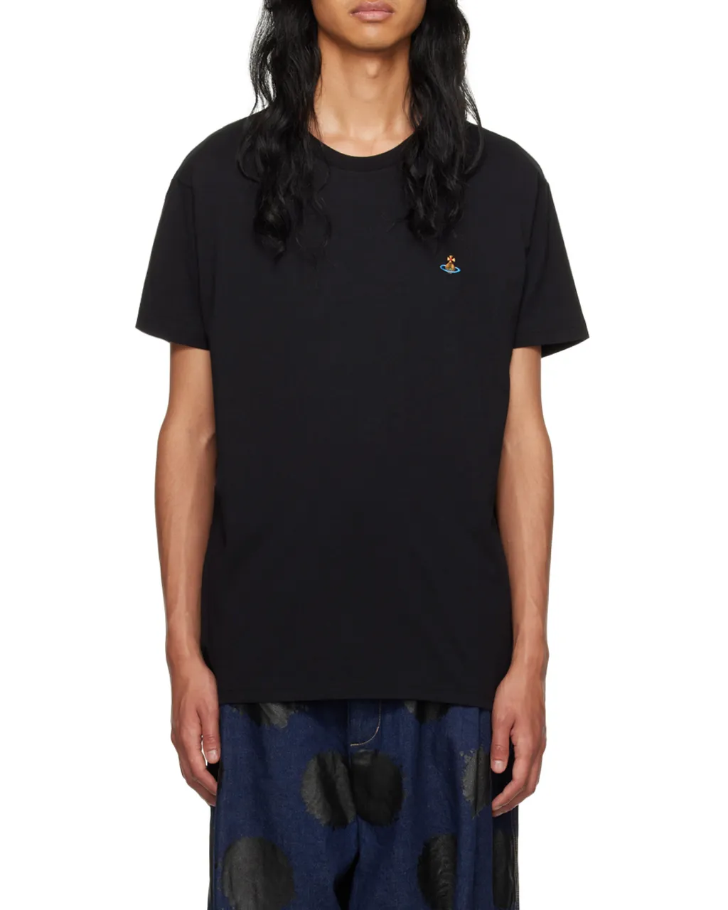 Vivienne Westwood Logo Embroidered Crewneck T-Shirt