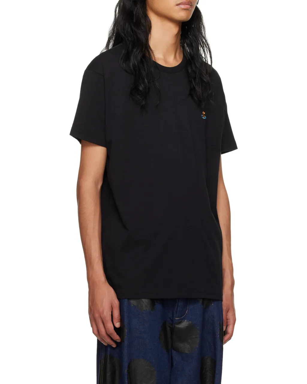 Vivienne Westwood Logo Embroidered Crewneck T-Shirt