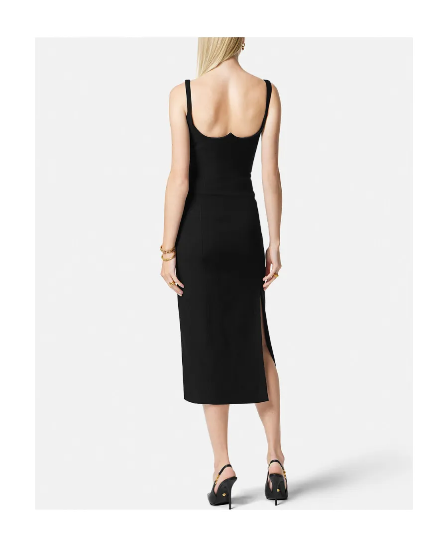Versace Medusa 95 Sleeveless Midi Dress