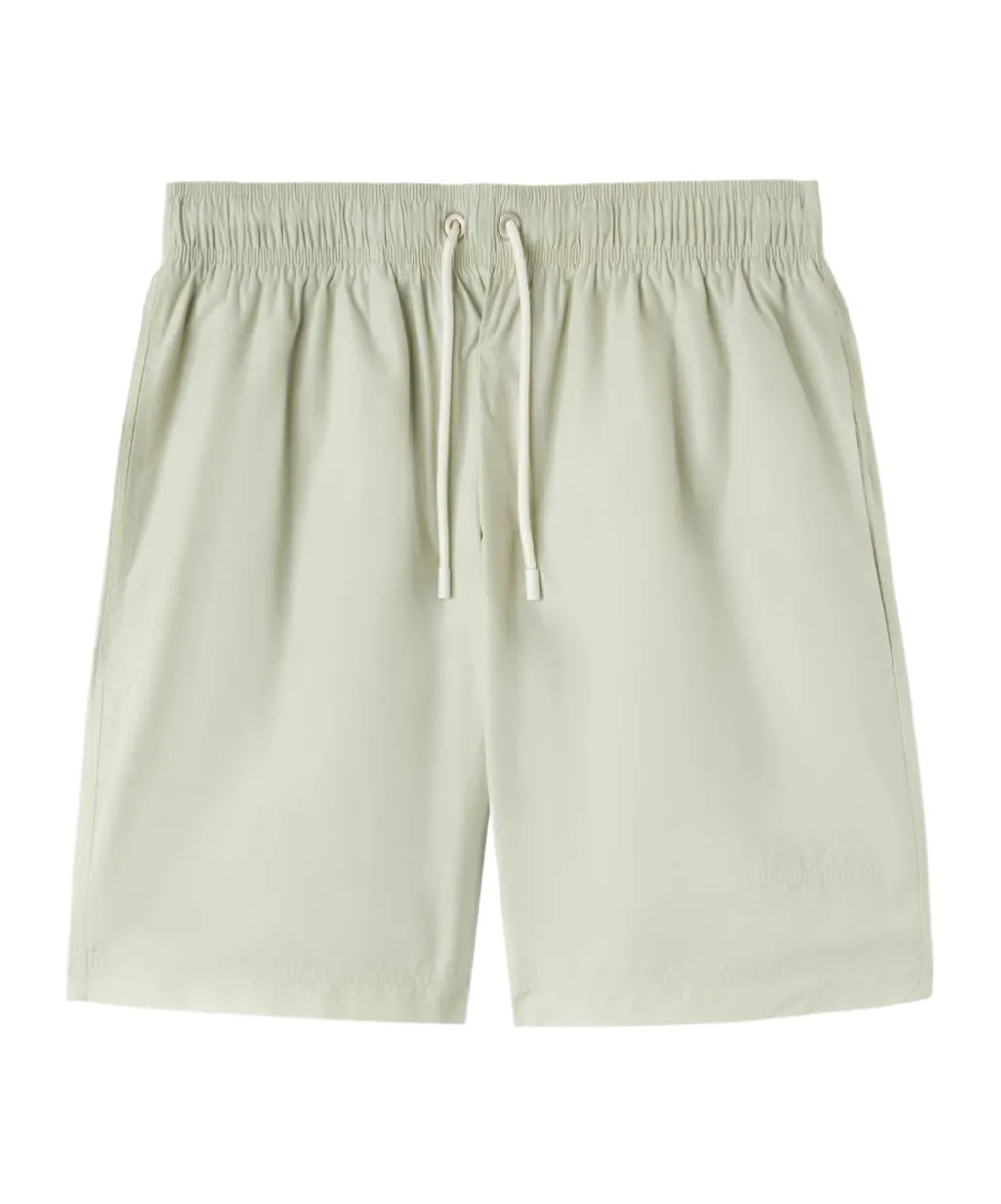 Palm Angels Logo Embroidered Drawstring Swim Shorts