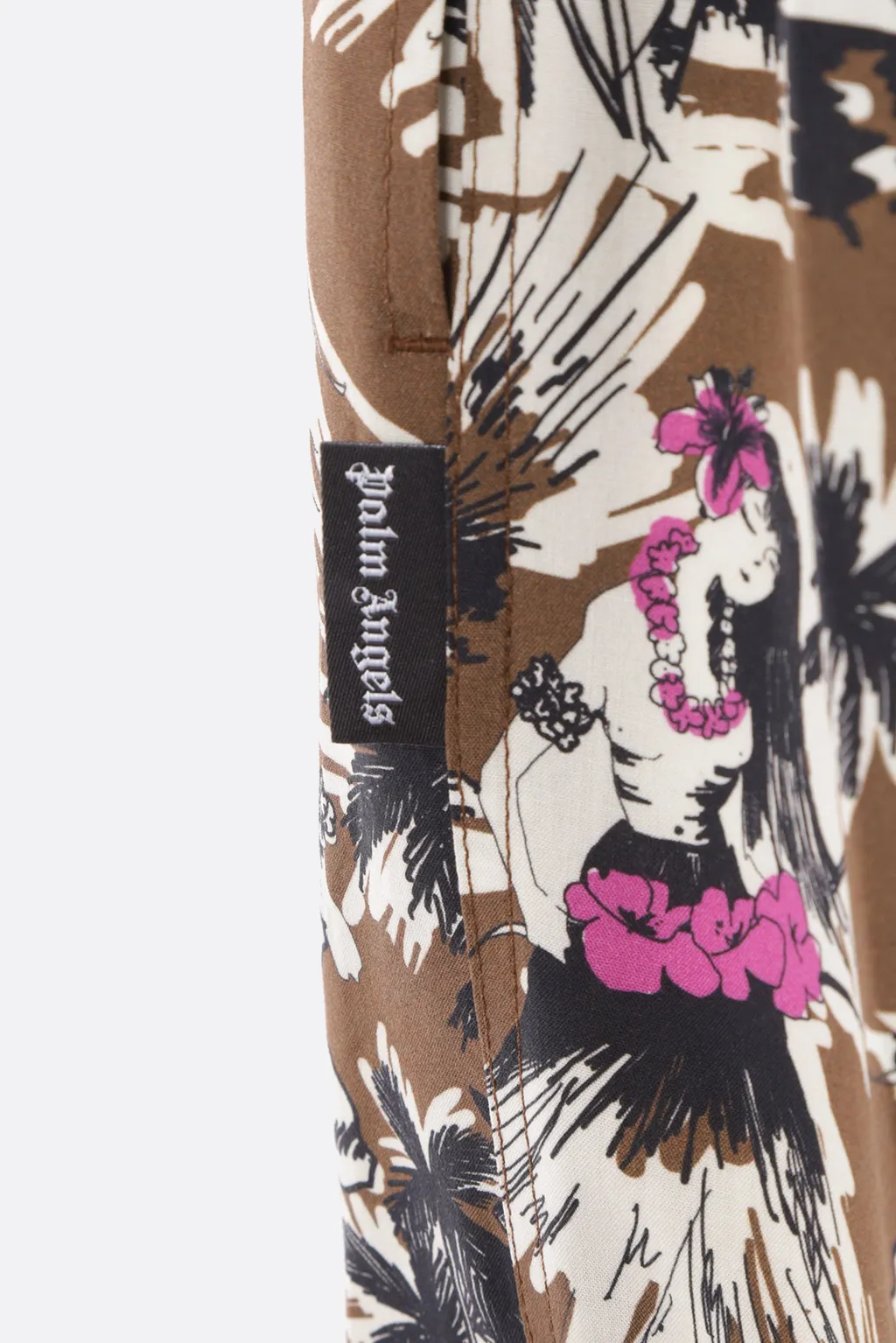 Palm Angels Hula Printed Drawstring Shorts