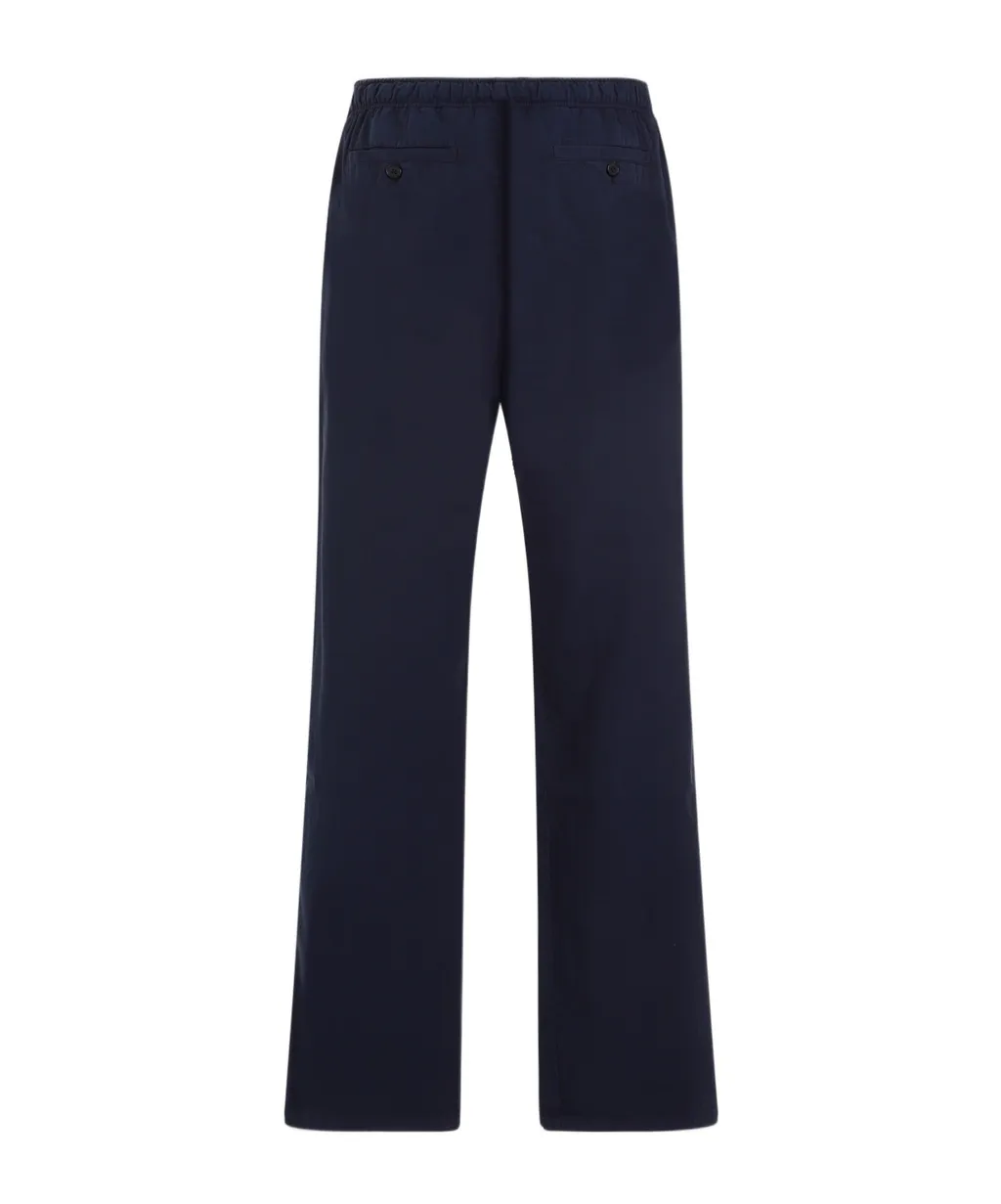 Palm Angels Logo Embroidered Drawstring Pants