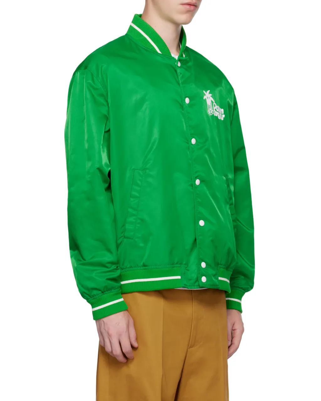 Palm Angels Logo Printed Bomber Jacket
