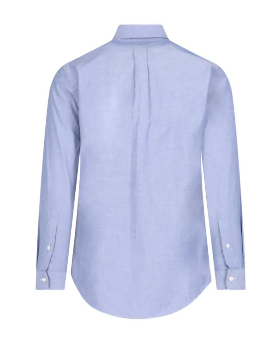 Polo Ralph Lauren Logo Embroidered Long-Sleeved Shirt