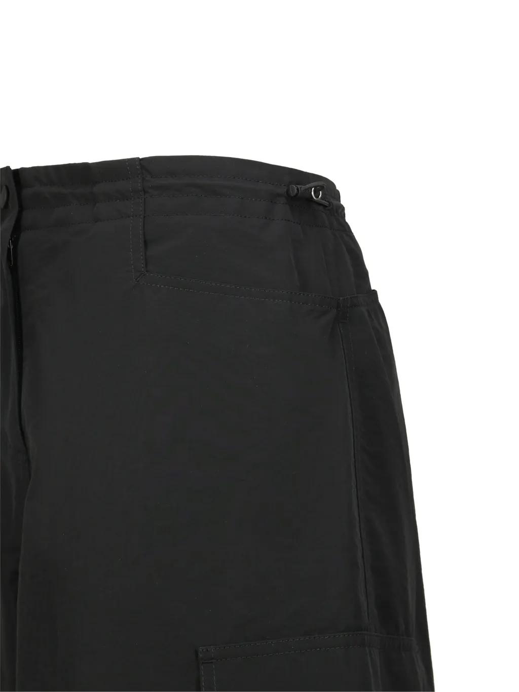 Palm Angels Drawstring Hem Wide Leg Trousers