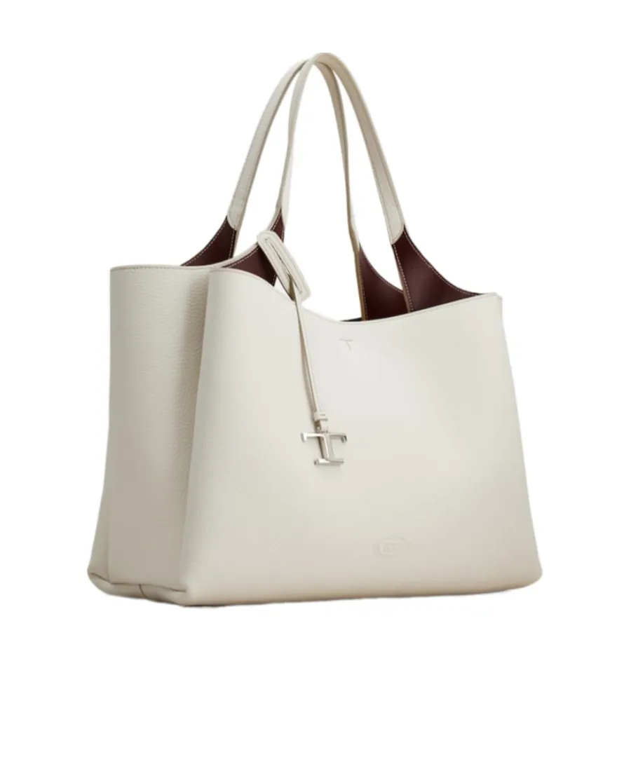 Tod's Logo Plaque Tote Bag