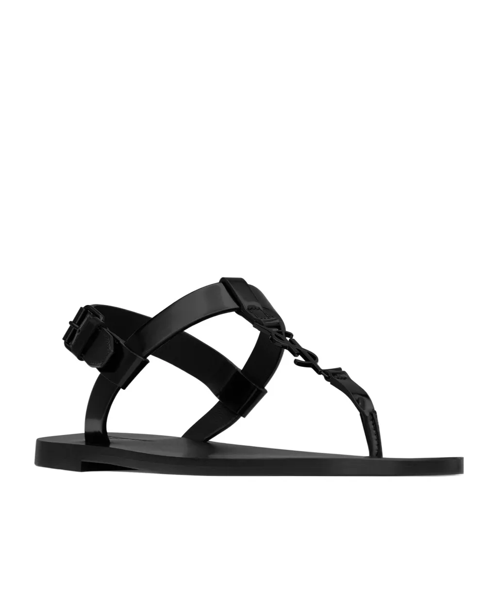Saint Laurent Cassandre Open Toe Sandals