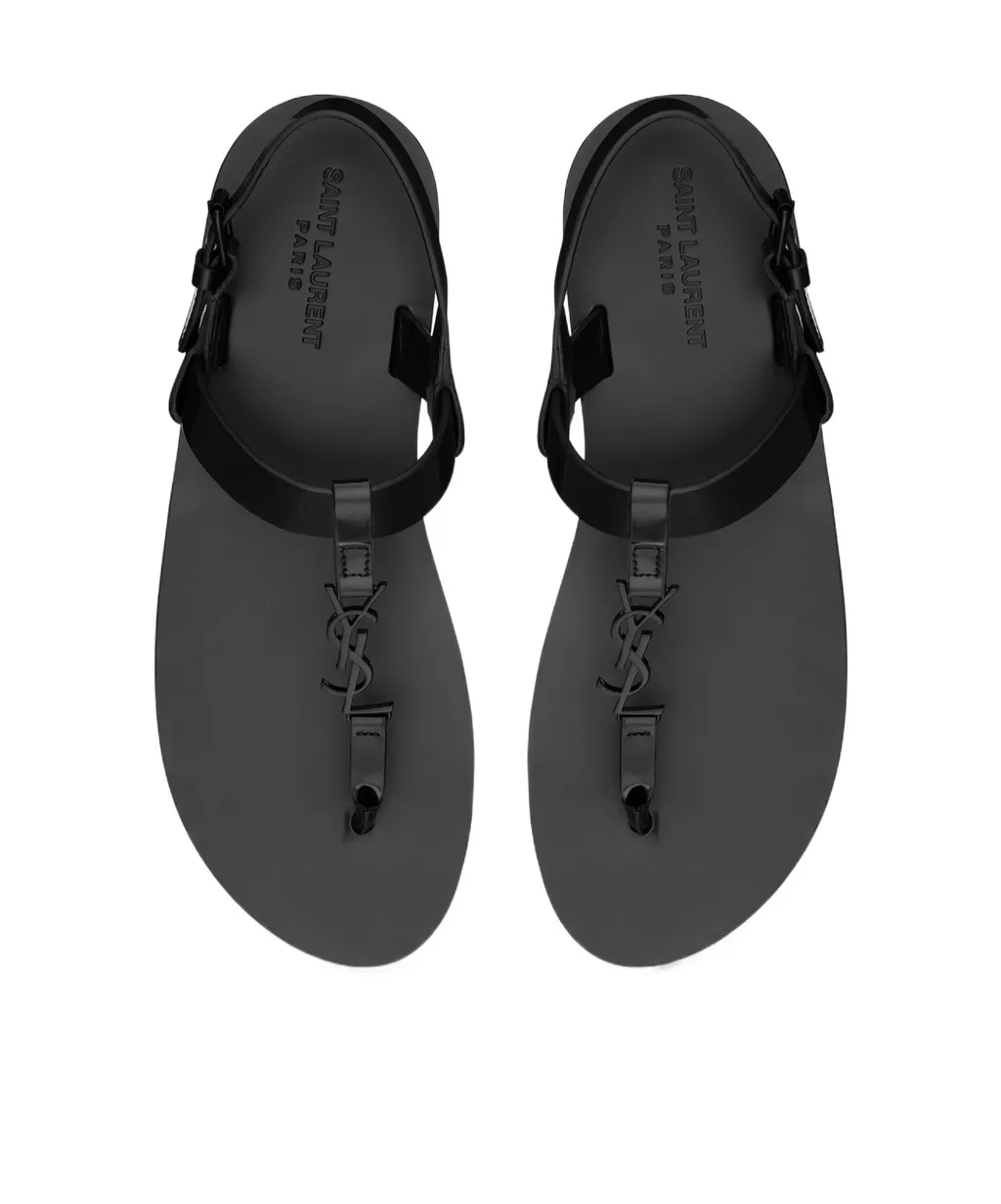Saint Laurent Cassandre Open Toe Sandals