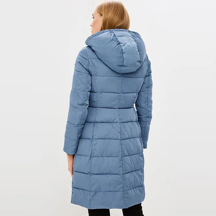A Cotton-Padded Suit With A Hooded Jacket