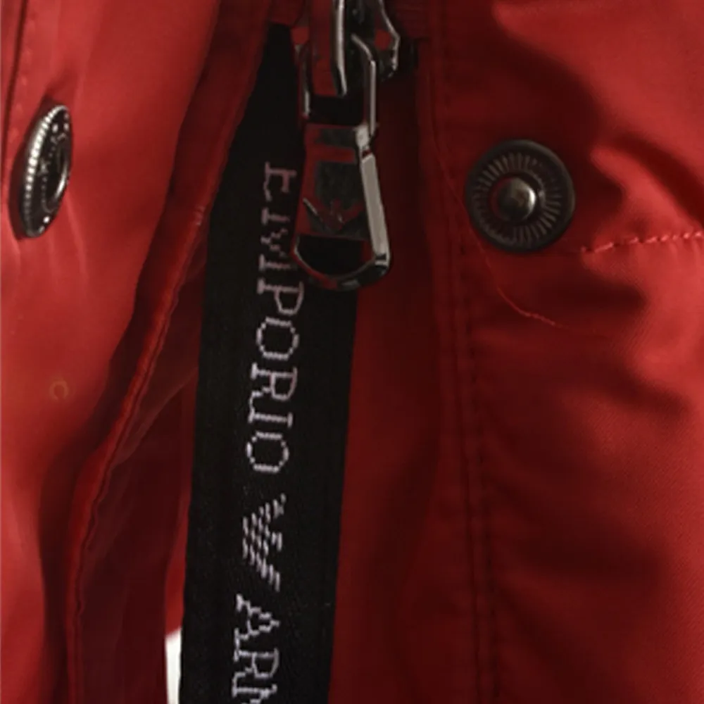 Eagle Label Hooded Cotton-Padded Suit