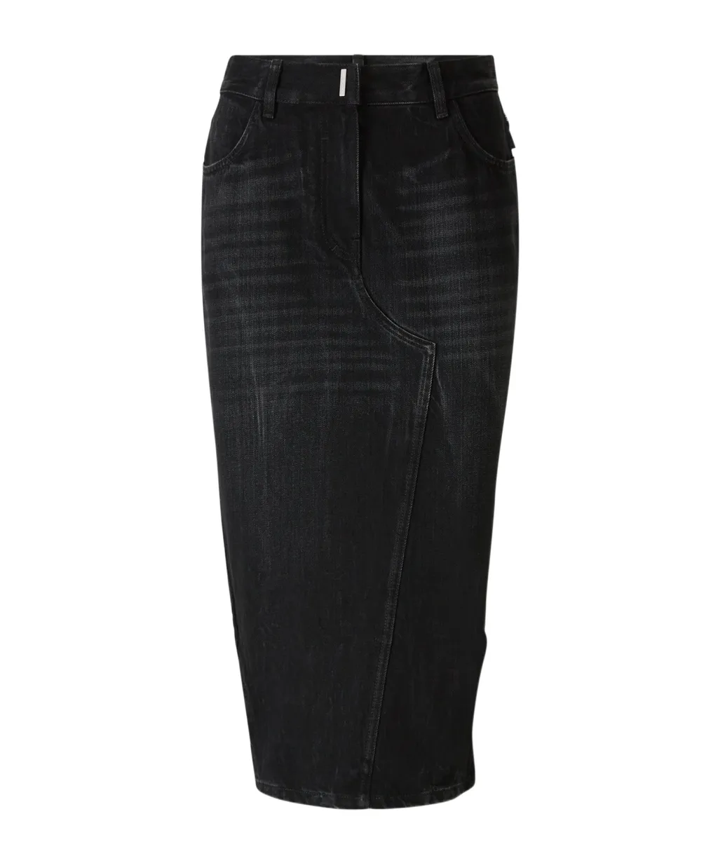 Givenchy Asymmetrical Midi Skirt
