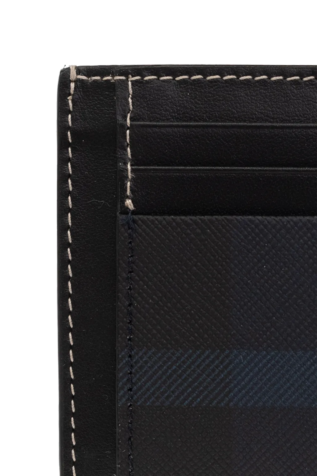 Check-Print Money-Clip Wallet