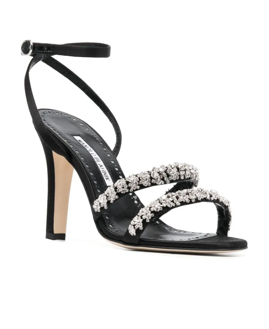 Manolo Blahnik Vedada Embellished Sandals
