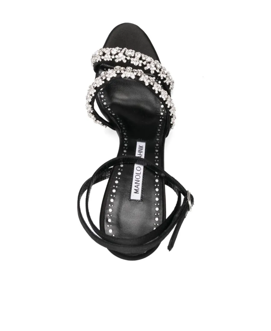 Manolo Blahnik Vedada Embellished Sandals