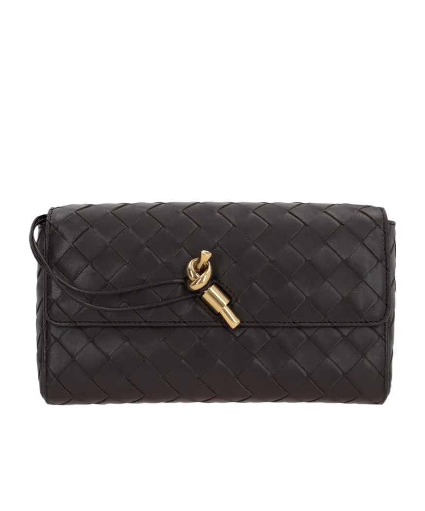 Bottega Veneta Andiamo Intrecciato Shoulder Bag
