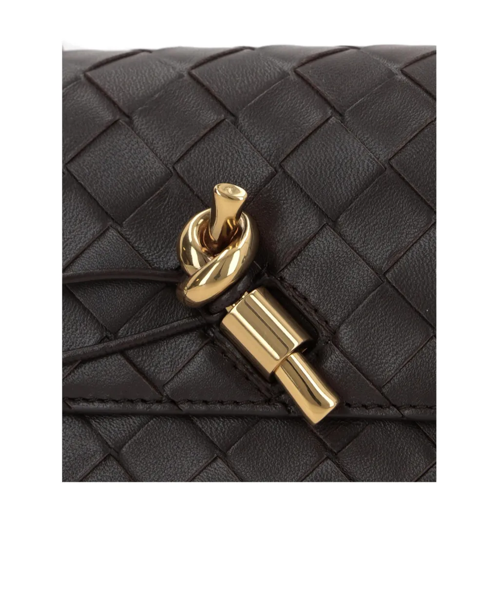 Bottega Veneta Andiamo Intrecciato Shoulder Bag