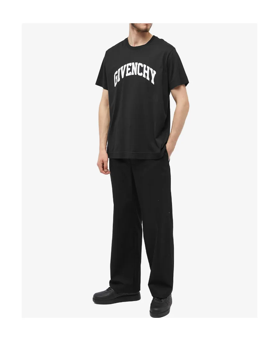 Givenchy Logo Label Straight-Leg Pants