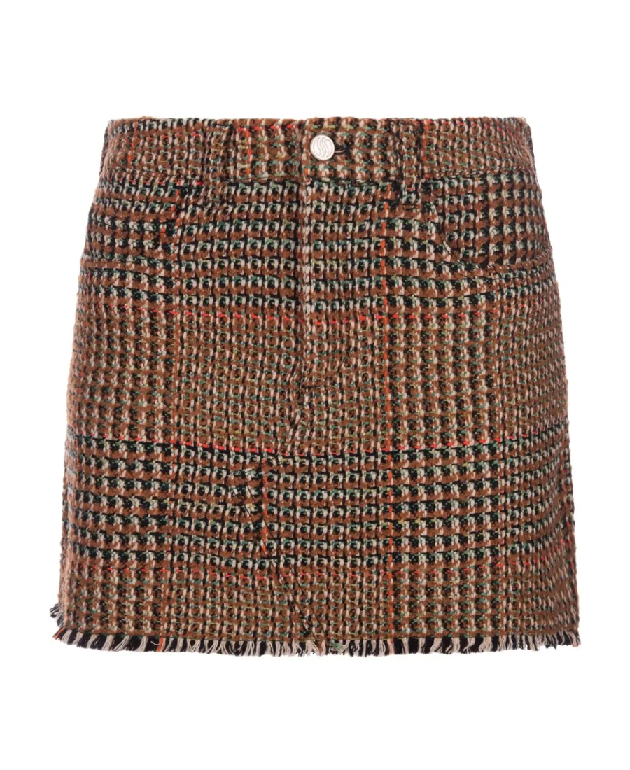 Stella Mccartney Tweed Mini Skirt