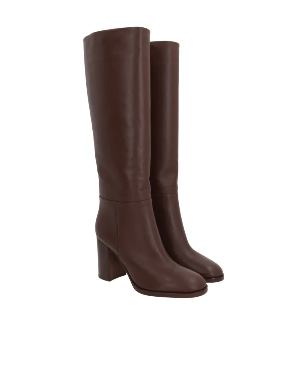 Thick-Heeled Boots