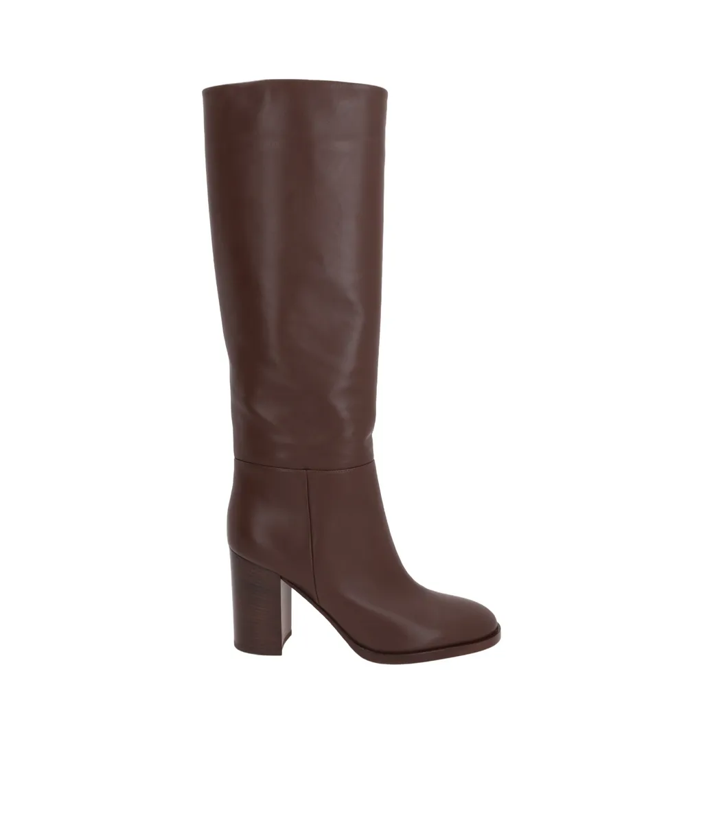 Thick-Heeled Boots