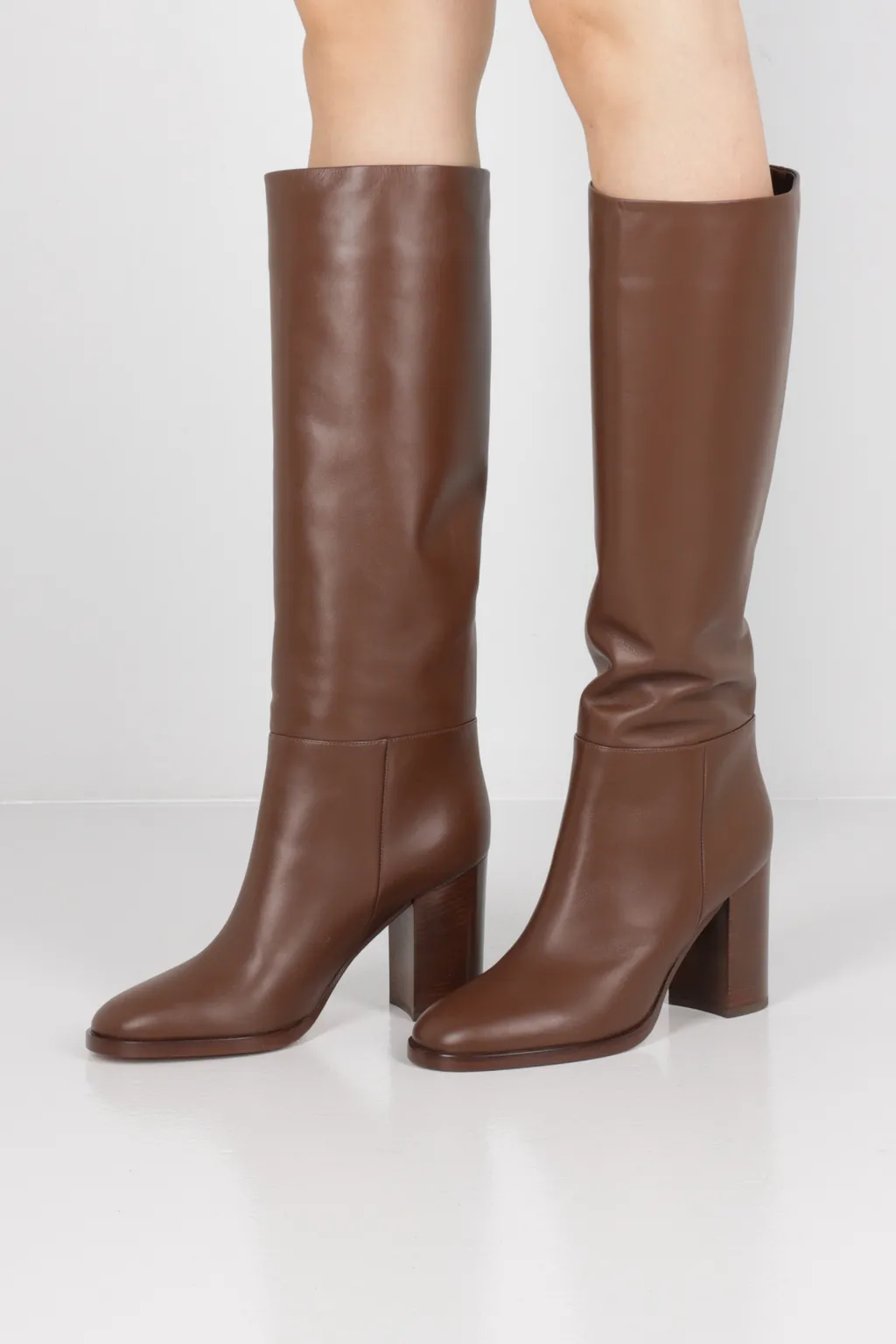 Thick-Heeled Boots