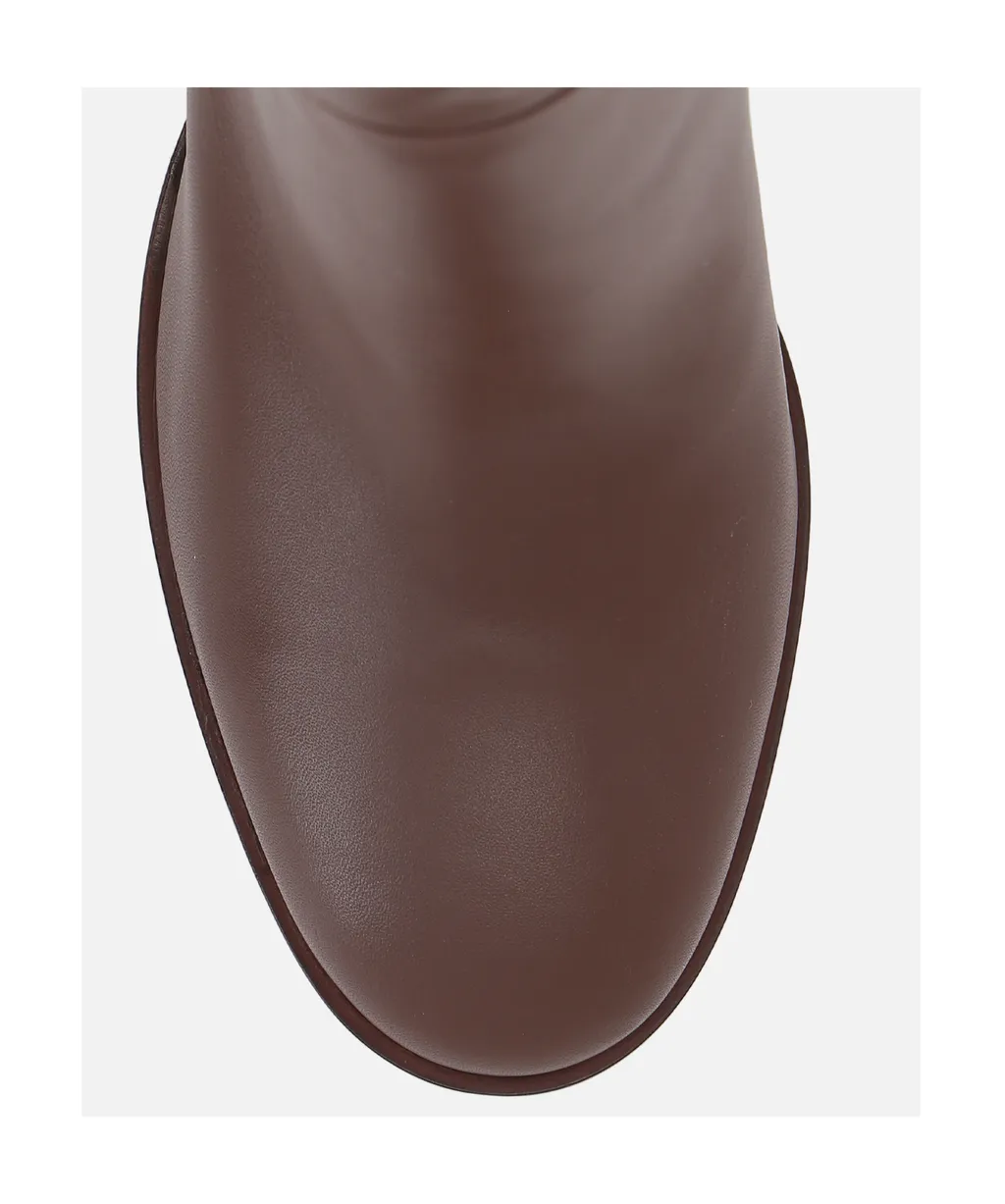 Thick-Heeled Boots