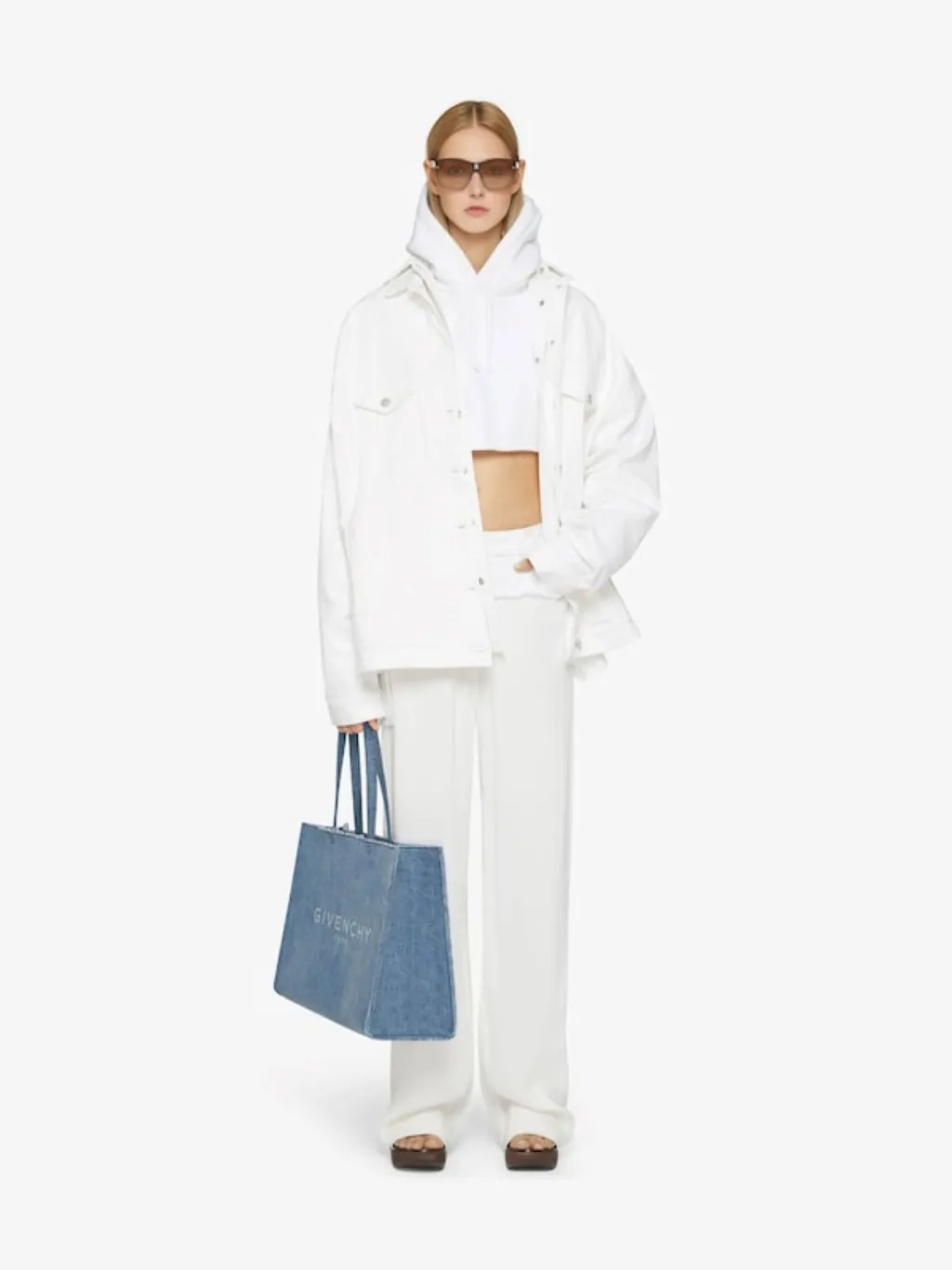 Givenchy Oversized-Fit Buttoned Denim Jacket