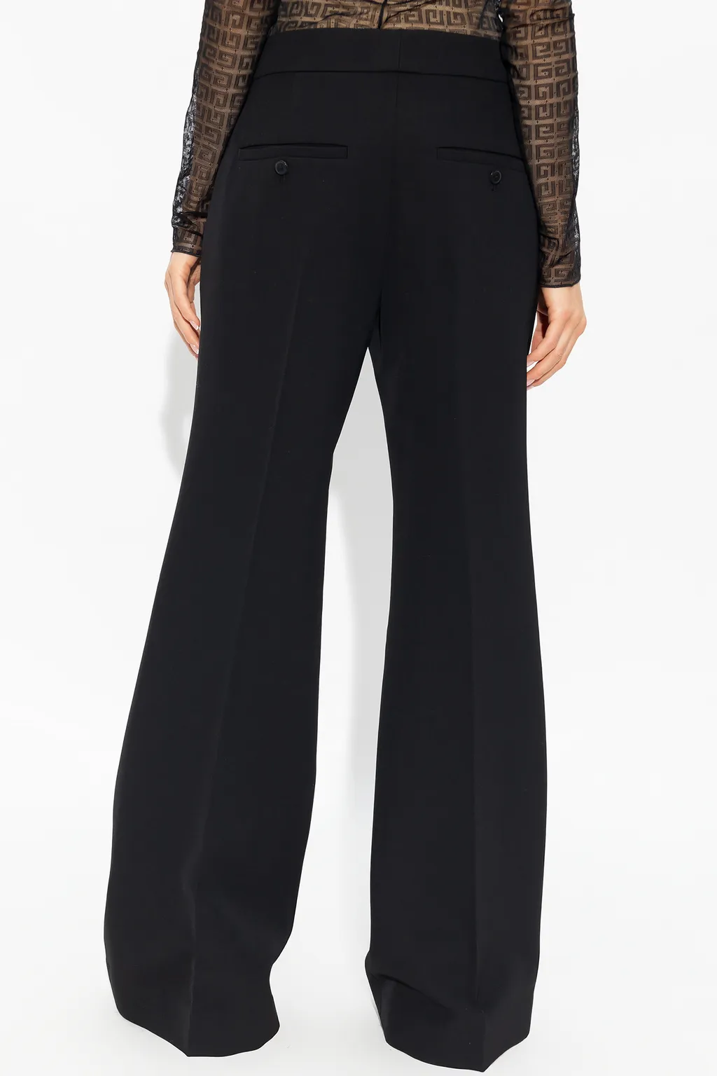 Givenchy Pleat Detailed Flared Trousers