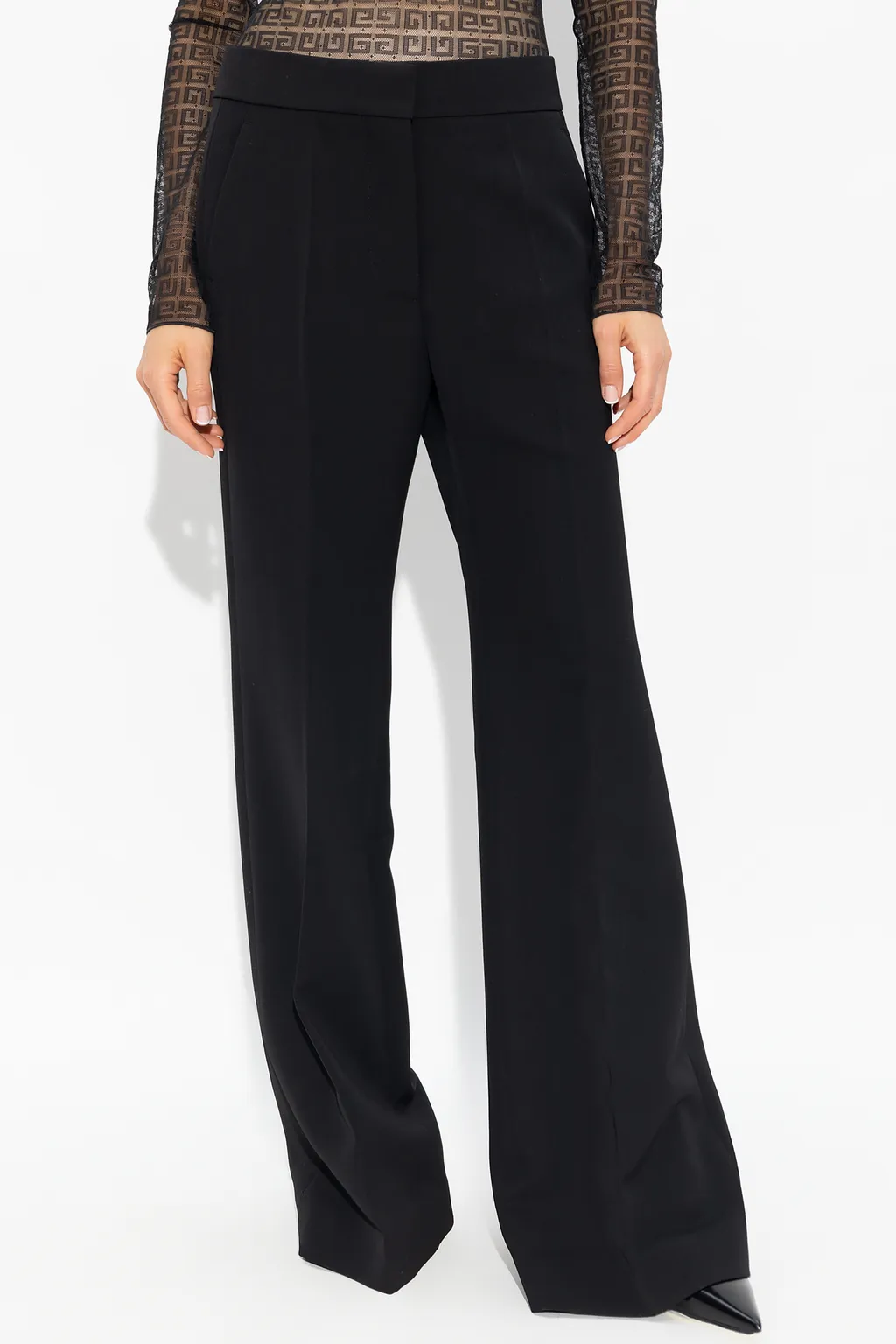 Givenchy Pleat Detailed Flared Trousers