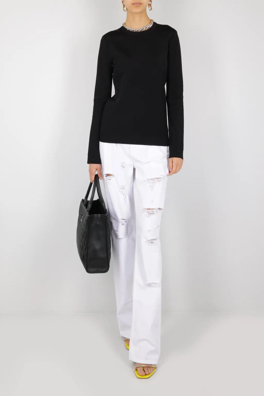 Long-Sleeve Round-Neck T-Shirt