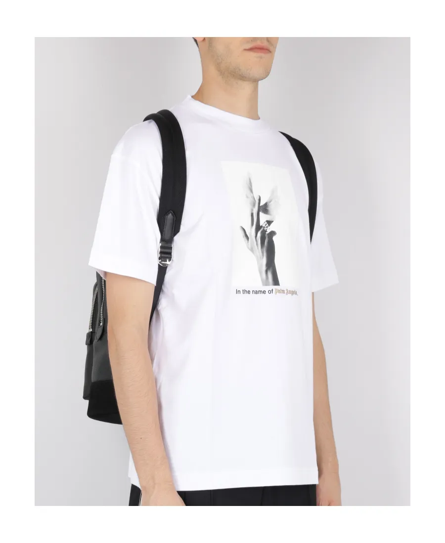 Hand-Photo Cotton T-Shirt