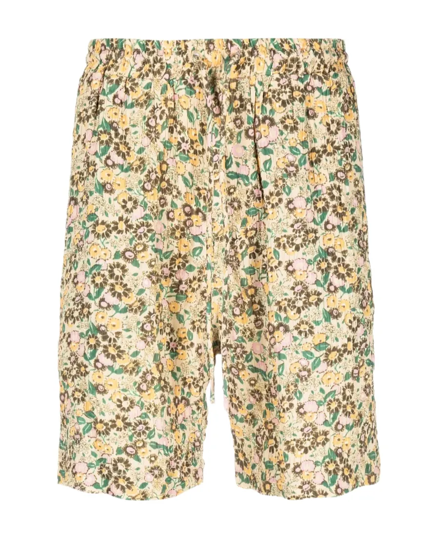 Ditsy Floral-Print Shorts