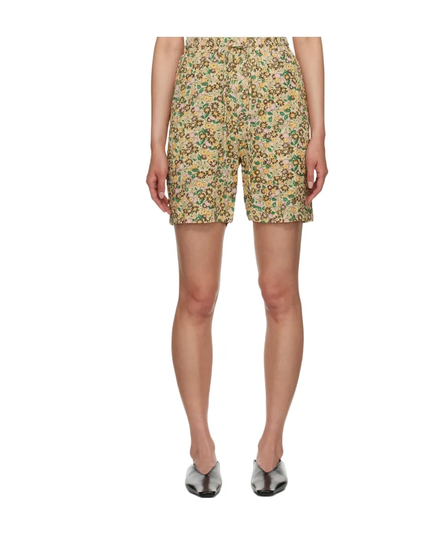 Ditsy Floral-Print Shorts