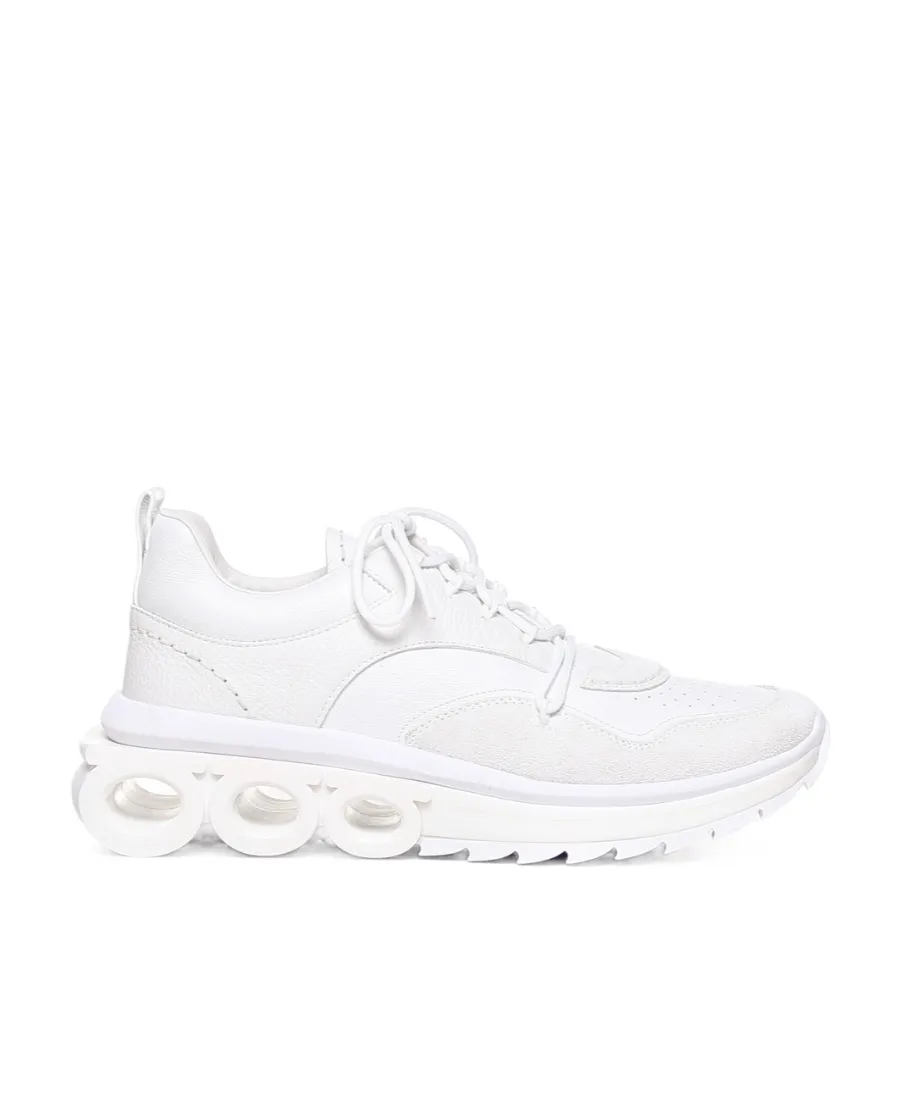 Gancini-Plaque Low-Top Sneakers