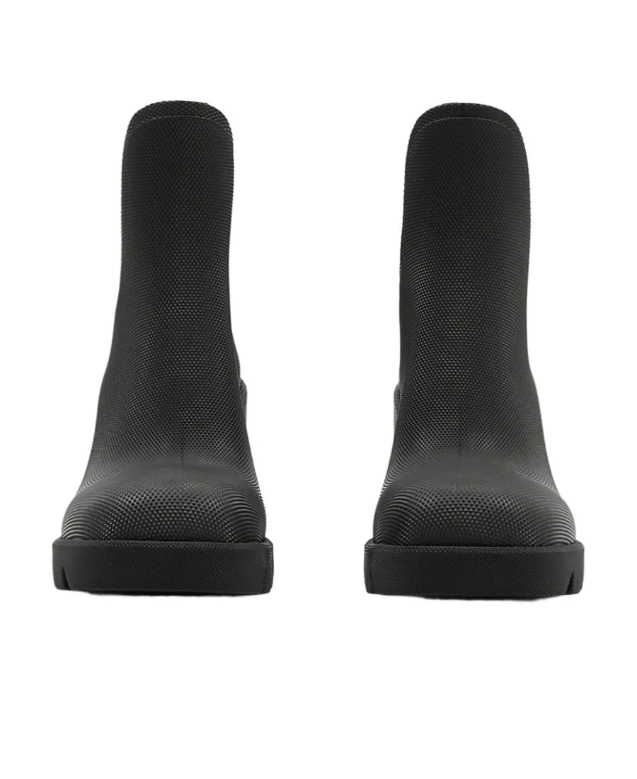Burberry Marsh Round-Toe Ankle Rain Boots