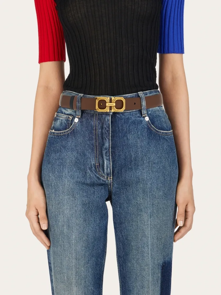 Double-Sided Gancini Belt