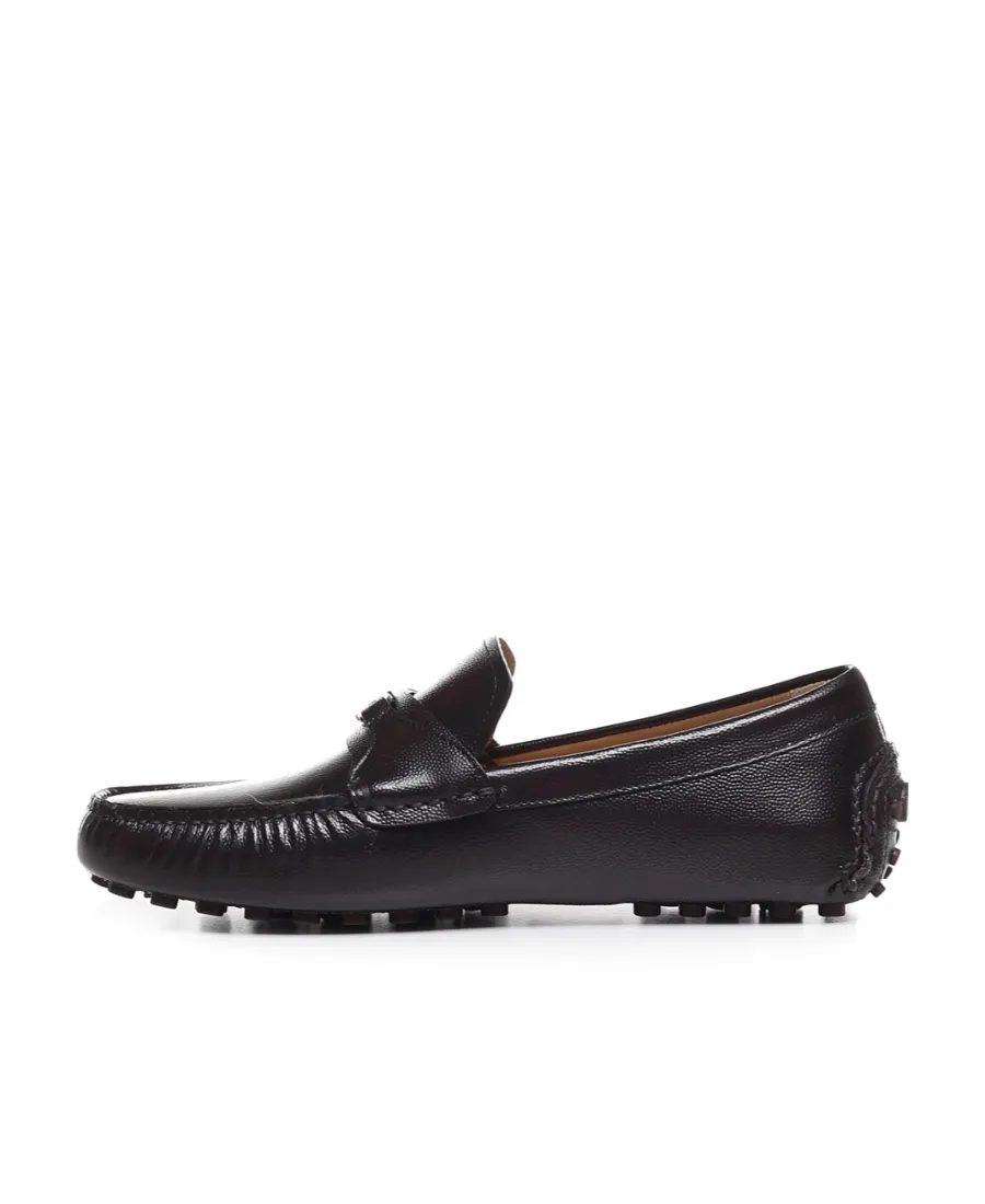 Salvatore Ferragamo Gancini-Buckle Slip-On Loafers