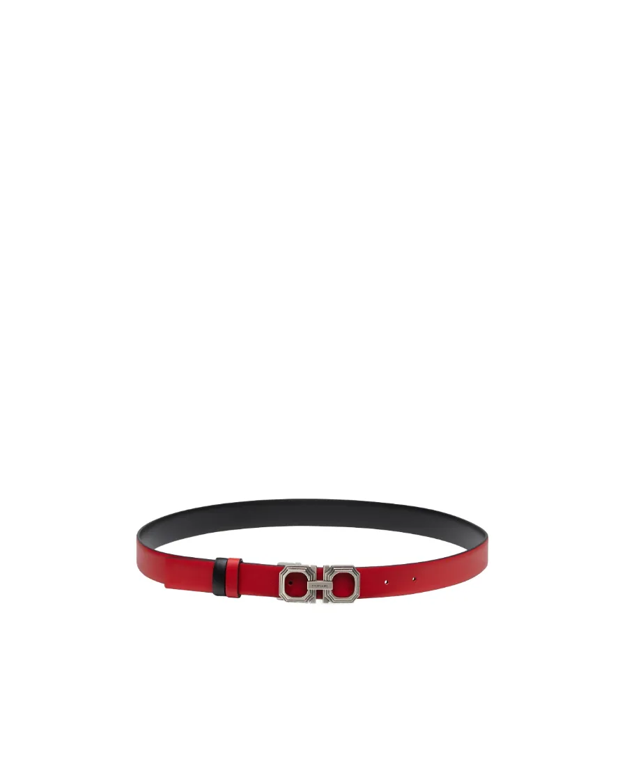 Gancini Belt Buckle Double-Sided Belt