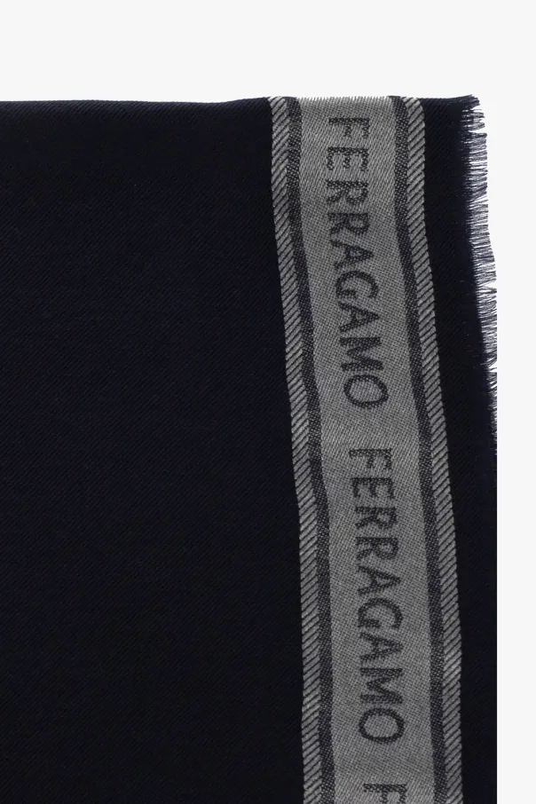 Salvatore Ferragamo Color Blocked Scarf