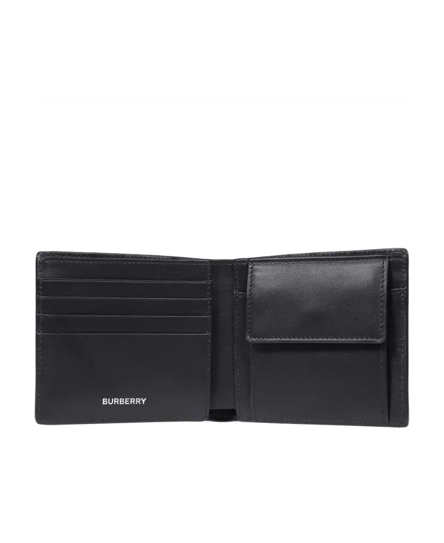 Burberry All-Over Check Printed Bi-Fold Wallet