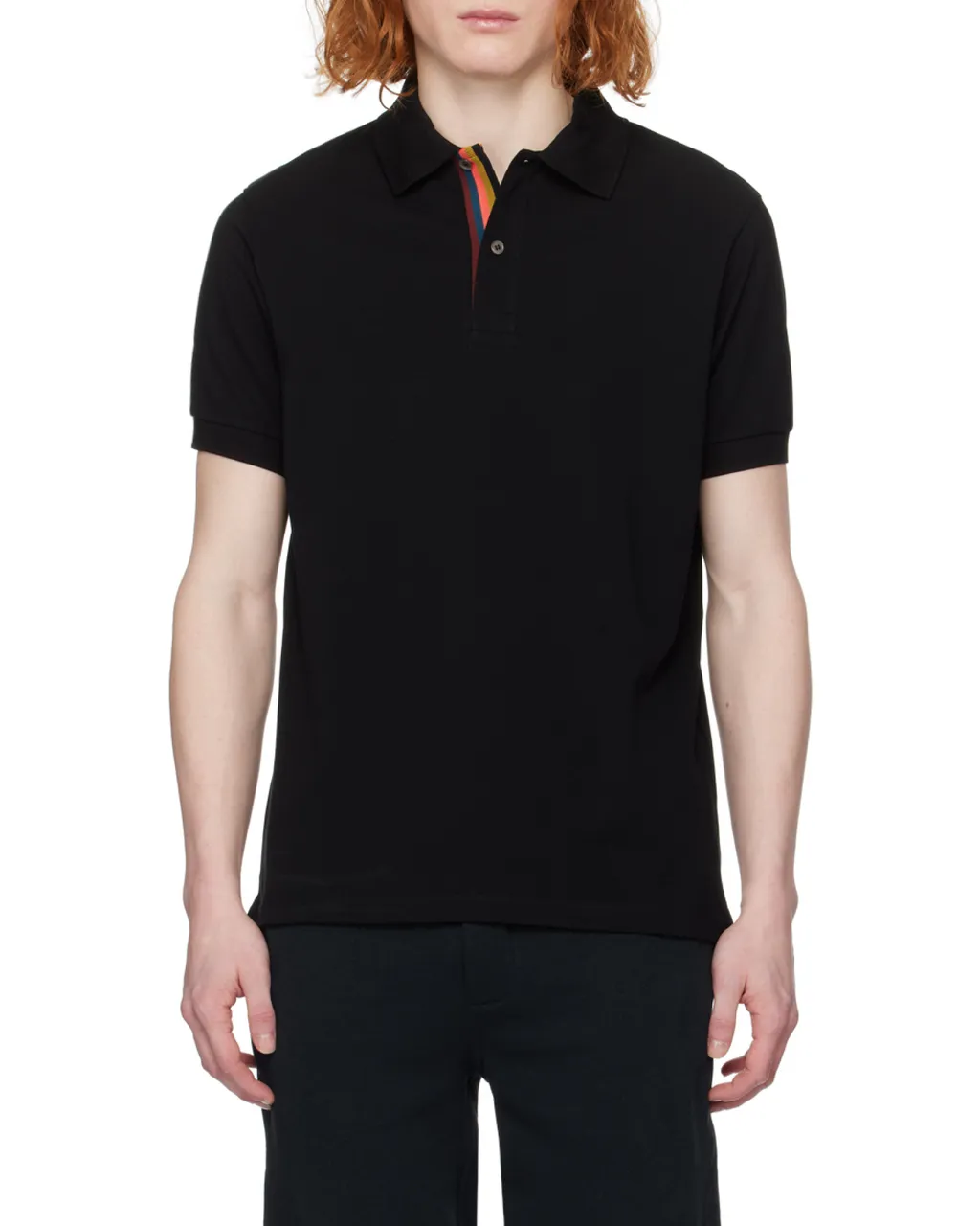 Paul Smith Artist Stripe Placket Polo Shirt