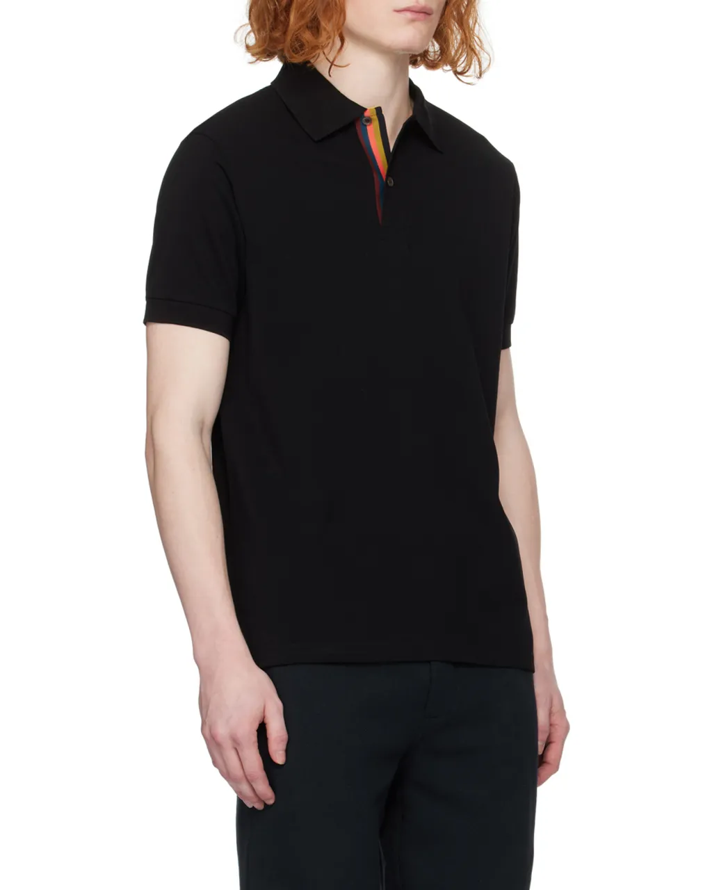 Paul Smith Artist Stripe Placket Polo Shirt