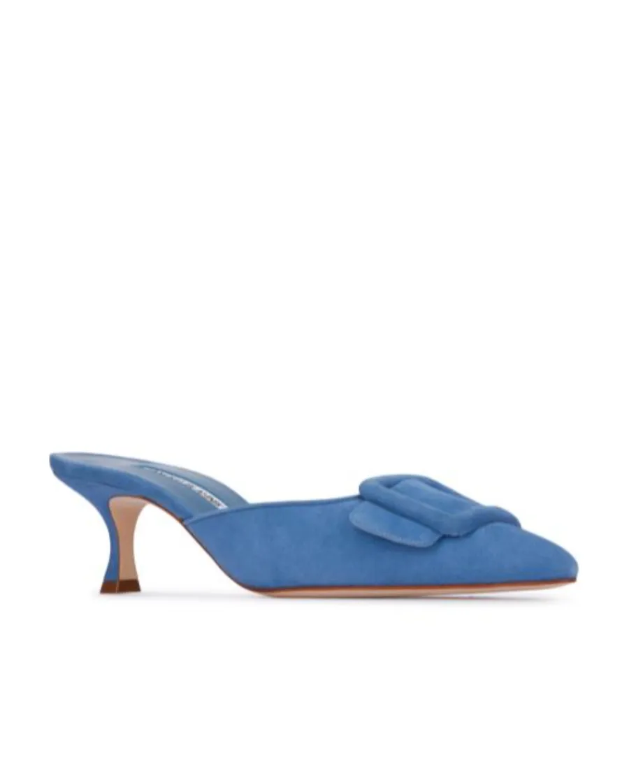 Manolo Blahnik Maysale Buckle Pumps