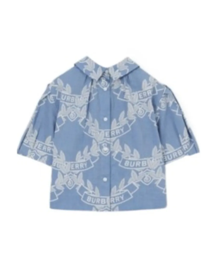 Burberry Puff Sleeves Polo Top Ada