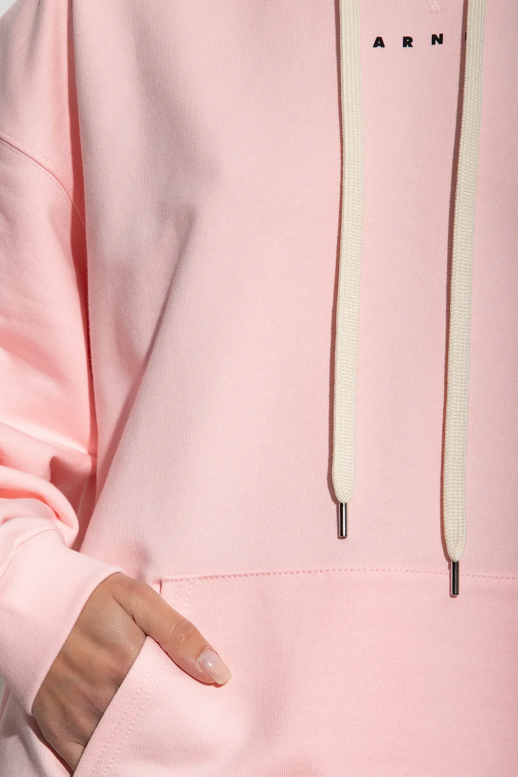 Marni Logo Printed Long-Sleeved Hoodie