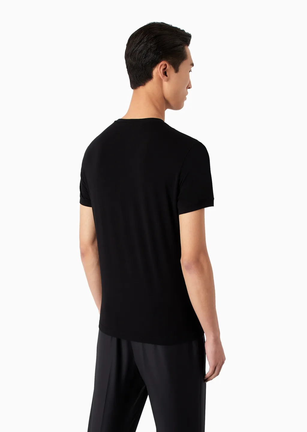 Giorgio Armani Icon Crewneck Jersey T-Shirt