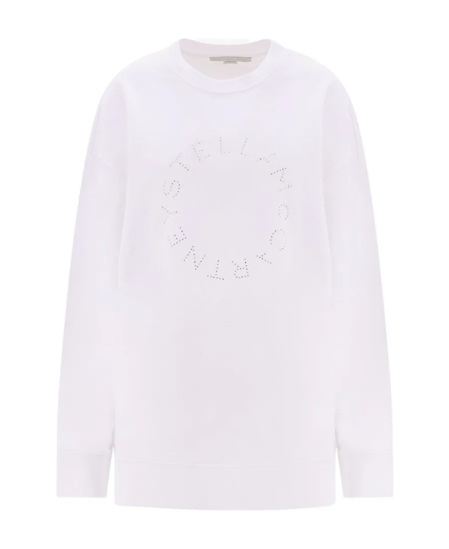 Stella Mccartney Logo Embellished Crewneck Sweatshirt